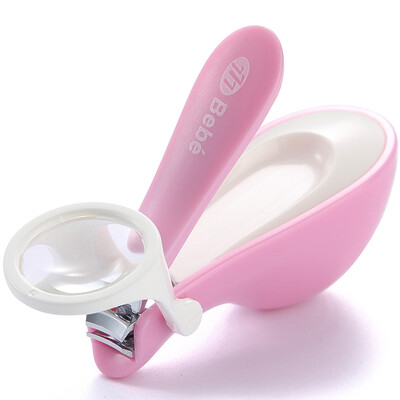 

777 nail clippers infant nail scissors child nail clippers nail clippers with magnifying glass nibbling collection function N-939BK blue import