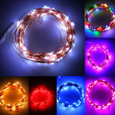 

5M 50LED String Fairy Light Battery Operated Xmas Lights Party Wedding Decor