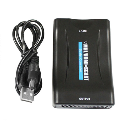 

1080P HDMI to SCART Video Audio Converter Adapter For HD TV DVD Box New