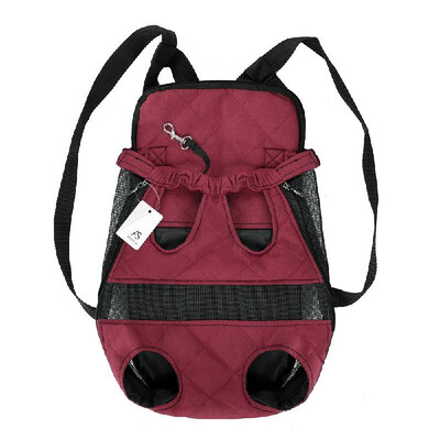 

Romacci Anself Breathable Cute Canvas Pet Bag Puppy Dog Cat Carrier Head out Front Chest Backpack for Outdoor Travel Use