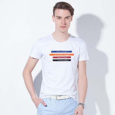

New Arrivals Men T Shirts Cotton Men Summer 2016 New Fashion Men T Shirts Short Sleeves High Quality Men T shirts 3XL Hot Sale