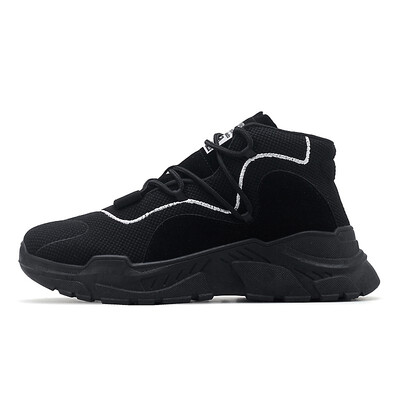

Summer high-top shoes men increase red Korean version of the trend of casual student shoes personality hip-hop canvas shoes mens