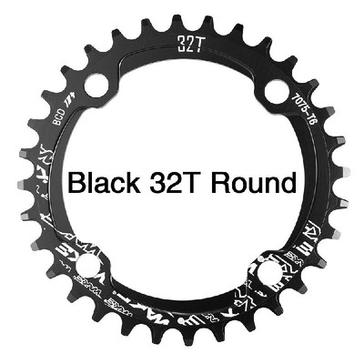 

Bike Narrow Wide Chainring Crankset Single Chain Ring Bike Round Oval Chainrings BCD 104MM 32T 34T 36T 38T