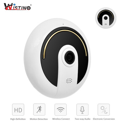 

Wistino 960P Wireless IP Camera 360 Degree Panoramic VR Fisheye MINI Camera Wifi Network Security Video Monitor 13MP Night Visi