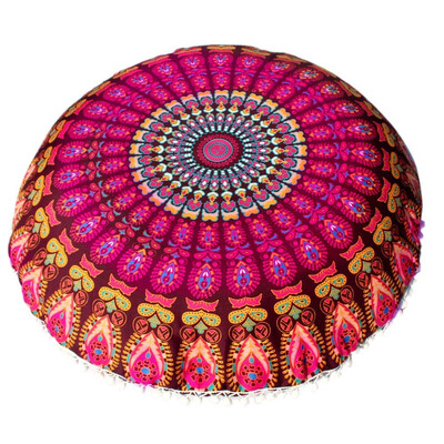 

2018 Indian Mandala Pillows Round Bohemian Home Cushion Pillowsham Cushion Pillowsham Throw Pillows Home Decor Pillow