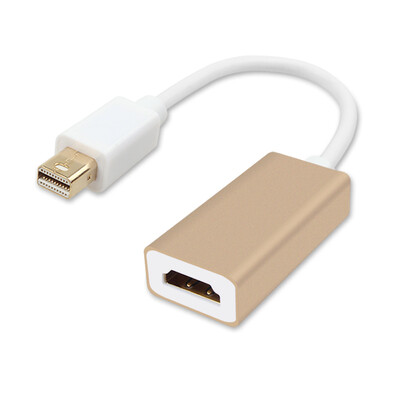 

JINDING JD401 Mini Displayport для HDMI-адаптера мини-конверсионный кабель Apple MacBook / Air Pro интерфейс для доступа к свету TV HD интерфейс