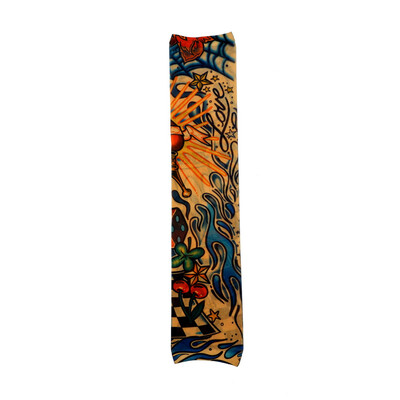 

1pc Fake Tattoo Elastic Arm Sleeve Arm Stockings Sport Skins Sun Protective