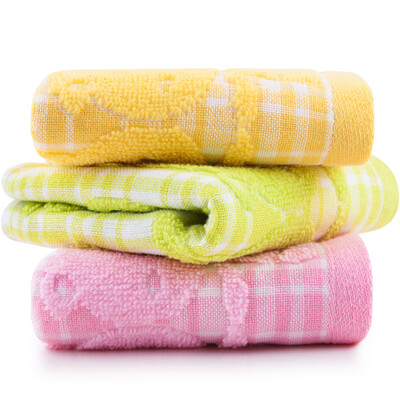 

Sanli cotton gauze children&39s towel handle bead wash face towel 25 × 48cm 3 installed
