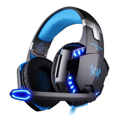 

Inching (KOTION EACH) G2200 игровая игра 7.1 Шокирующие наушники Гарнитура для сабвуфера для настольного ноутбука черного цвета