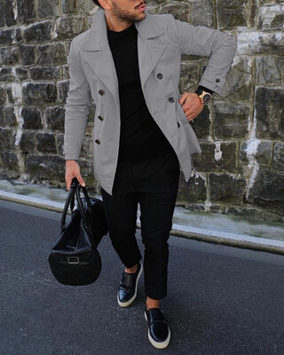 

European&American Casual Fashion Jacket for Men