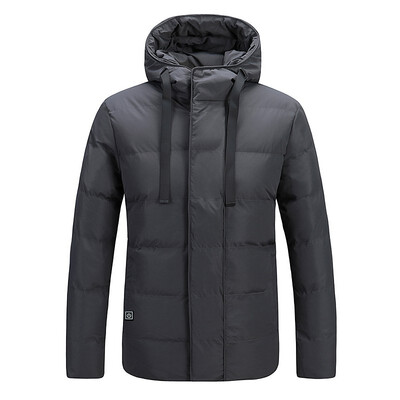 

Heating cotton coat men 2018 autumn&winter USB smart charging heating warm cotton jacket long-sleeved mens jacketNO Batteries