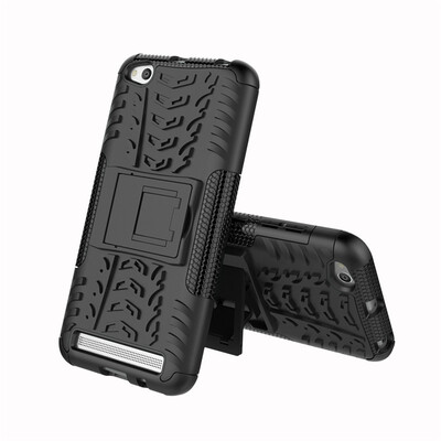 

Fivice Redmi 5A Case TPU anti-fall tire pattern back clip bracket phone case