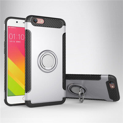 

Fivice OPPO F1S A59 case PC metal ring shell magnetic car bracket TPU phone case