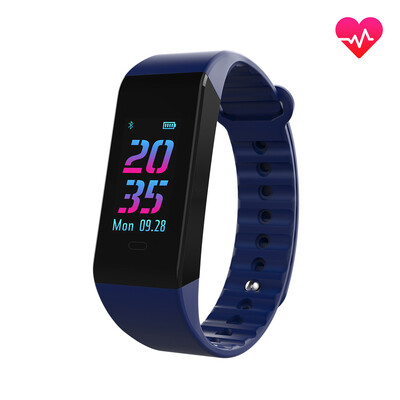 

Colorful Screen Digital Intelligent Bracelet BT Fitness Smart Band Step Heart Rate Monitor Blood Pressure Test Monitoring Wristban