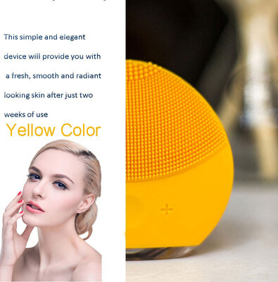 

Silicone Facial Cleansing Whole Body Waterproof Skin Deep Cleaning Device Rechargeable Face Cleanser 4 Colors