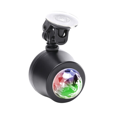 

U\King ZQ-B222 Sound Active Rotating 3 Watt RGB LED Pattern Projector Lamp for Effect Lighting