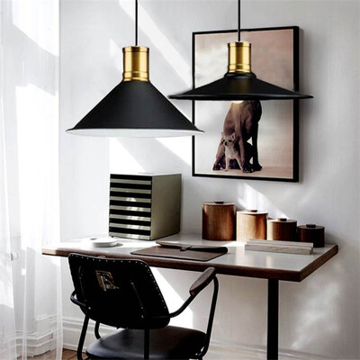 

Baycheer HL486955 White Industrial Style 1-Light Hanging Mini Pendant Lamp with Scalloped Shade