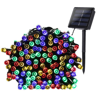 

KWB LED Solar String Lights 12M 100balls Christmas New Year Lamps White Warm White Blue Red RGB