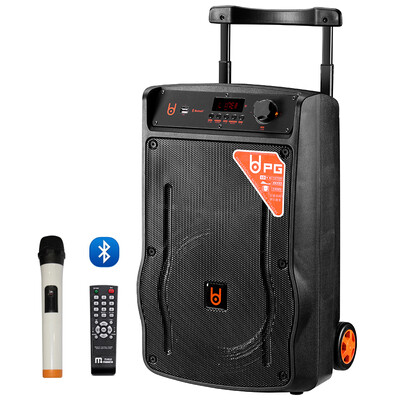 

Bede BD H-1068 stereo speaker bar audio square dance audio mobile outdoor audio 10 inch subwoofer Bluetooth USB wireless microphone audio amplifier