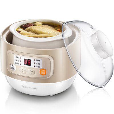 

Bear (Bear) electric stew pot small capacity stewed white porcelain bird's nest electric stew pot porridge porridge pot mini DDZ-A08D1 0.8L