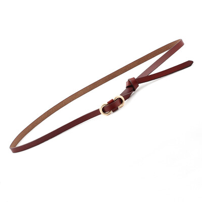 

Badinka 2018 New Korean Simple Cute Knot Belt Ladies Long Black Red Pink White Thin Skinny Waist Belts for Women Party Dresses