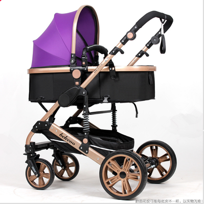 

Belecoo baby stroller high landscape can sit&lie flat two-way shock absorber baby stroller light folding hand baby stroller ne