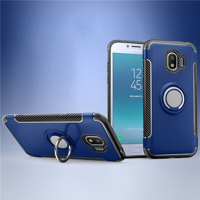 

Fecoprior Back Cover For Samsung Galaxy J2 Pro 2018 Case Car Holder Stand Hard PC Silicon Ring Suction Bracket Celulars