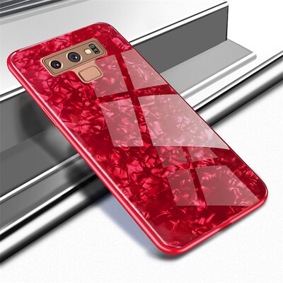 

Goowiiz Phone Case For Samsung Galaxy S9S9 PlusNote 9 Luxury Soft Edge Silicone Frame Glass Shell Cover