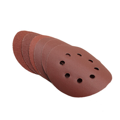 

60PCS 5 Inch Roundness Sanding Sandpaper Assorted 60 80 120 180 240 320 Grits 10 each