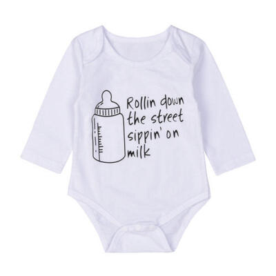

Lovely Newborn Baby Boys Girls Long Sleeve Romper Bodysuit Cotton Outfit Clothes