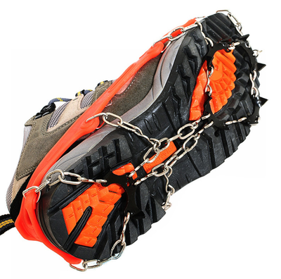 

Outdoor manganese steel 10 teeth ice claw hiking mountaineering shoes snow climbing ice ten teeth antiskid shoe shoe shoe welding