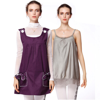 

Jing Qi JOYNCLEON Radiation Wearing Maternity Wearing Silver Fiber Sling Garment Clothes Four Seasons Dark Purple L Code jc8315B