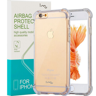

I-mu) iPhone6sPlus / Apple 6Plus phone case air bag drop protection cover TPU soft shell for iPhone6 ​​/ 6S Plus 5.5 inch transparent