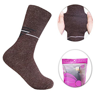 

Mens 1 or 4 Pack Warm Wool Blend Thick Thermal Cushion Crew Quarter Dress Socks Size 5-11