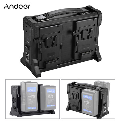 

Andoer AD-4KS 4-Channel Camcorder Battery Charger for V-Mount Battery for DSLR Video Camera