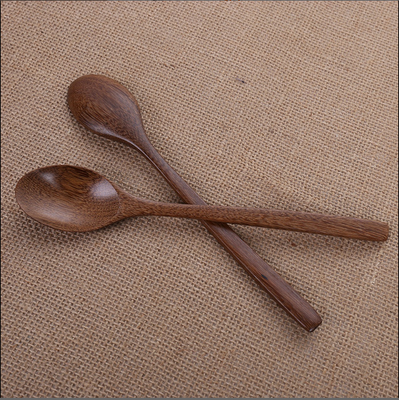 

New creative spoon small spoon flat spoon child feeding&scalding wooden spoon