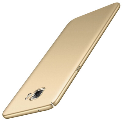

MOONCASE Samsung Galaxy C7 all-inclusive ultra-thin PC case - gold