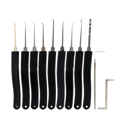

9pcs Door Lock Pick Quick Opener Tools Set Professional Locksmith Tool with 2 Little Wrenches