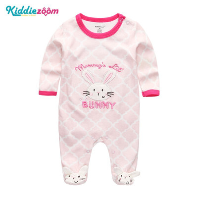 

Kiddiezoom Jumpsuit Long Sleeve Spring Autumn Baby Rompers Cotton Newborn 0-12Months Baby Clothes Stars Stripes Baby Supplies