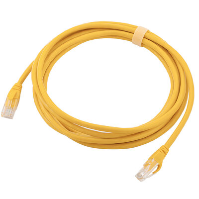 

Jinghua JH 1423 high-speed ultra-five network cable original engineering level Fast network cable oxygen-free copper conductor jumper Fluke link test high-speed transmission 3 m light yellow