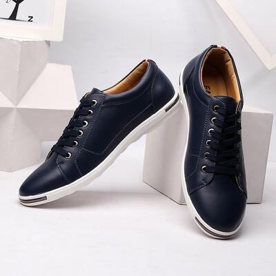 

JUQI Business Men Oxford Genuine Leather Shoes