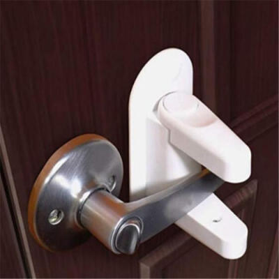 

2Pcs Child Door Lever Lock Proof Doors & Handles 3M Safety Adhesive Child Tools