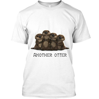 

Another Otter Tshirt - Hanes Tagless Tee