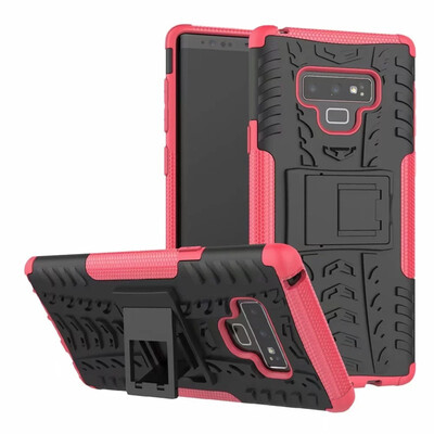 

Fecoprior Case for Samsung Galaxy Note 9 Note9 Back Cover Stand Silicon TPU PC Heavy Rugged Phone Celulars Fundas Coque