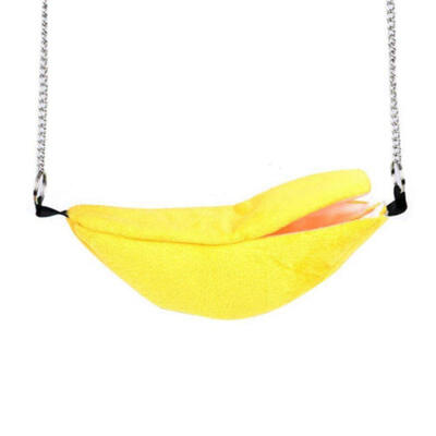 

Pet Hanging Bed Banana Shape House Cage Hammock Rat Hamster Small Animal Mat Z