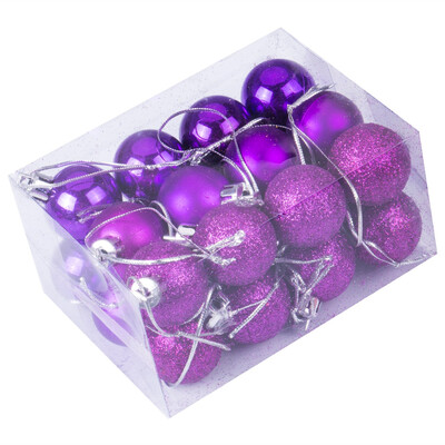 

Christmas Xmas Tree Ball Bauble Hanging Party Wedding Ornament Decor 24Pcs 30mm