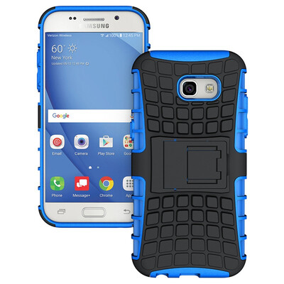 

Fivice Samsung A5 2017 Case TPU anti-fall tire pattern back clip bracket phone case