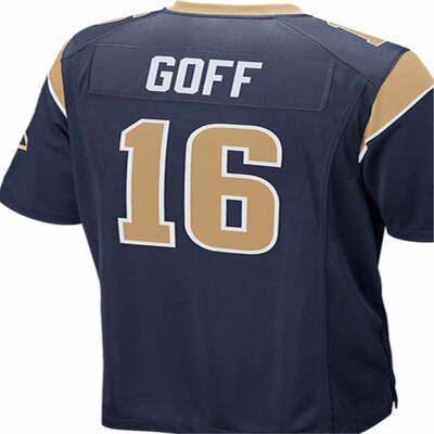 

14 Sam Darnold 30 Todd Gurley Stlouis Ram New York Jets Jersey 99 Aaron Donald 12 Joe Namath 33 Jamal Adams 11 Robby Anderson 16