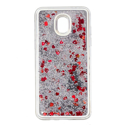 

Fecoprior Back Cover For Samsung Galaxy J3 2018 Case Mirror Glitter Liquid Quicksand Shining Dynamic Fundas Coque Celulars Capa