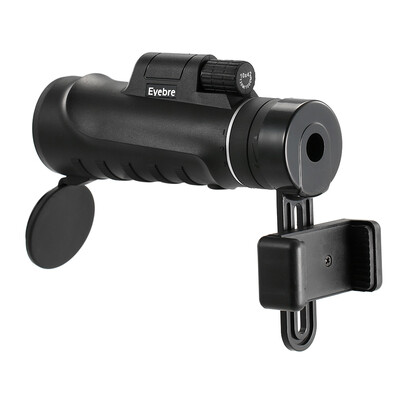 

10x42 Compact Handheld Multi-coated Monocular Scope Telescope with Smartphone Adapter Mount Cradle